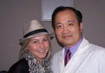 Dr Ming Wang and Julianne Hough