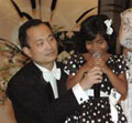 Kajal with Dr. Ming Wang 